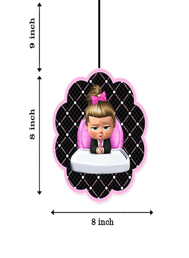 Suruchi Strokes Boss Baby Girl Birthday Decorations Theme Party Items | Decoration Hanging for Baby Birthday Party - Image 4